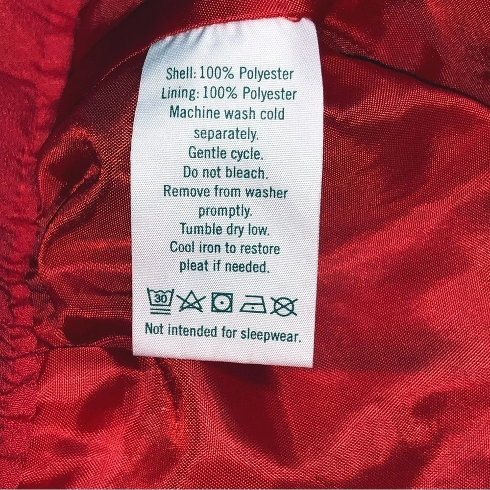 Janie & Jack Red Fan Pleated Skirt Size 3T